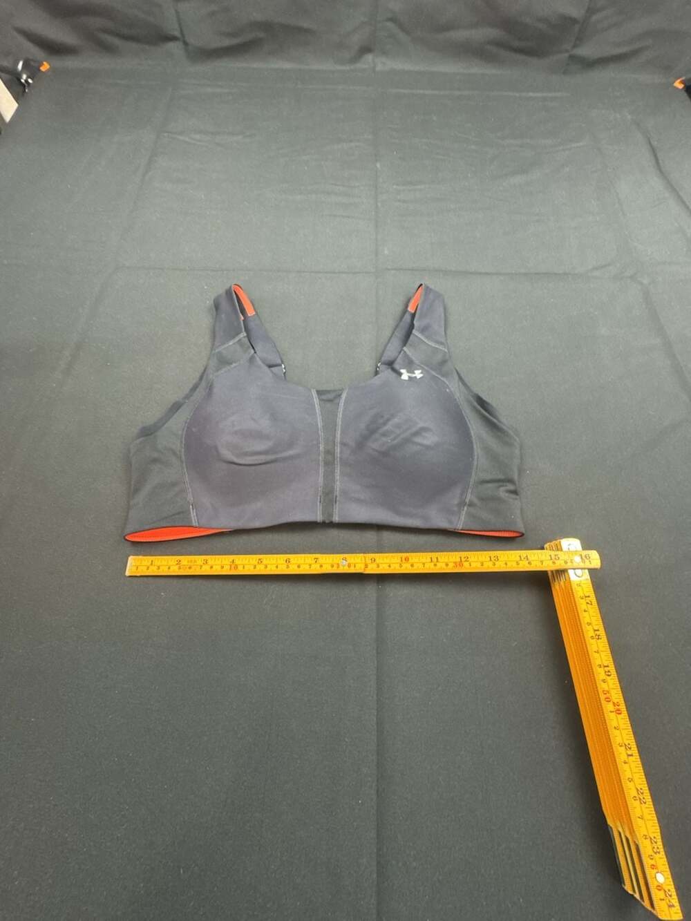 Under Armour Armour Bra HeatGear High Impact Sports Bra Black 36D Style 1252163